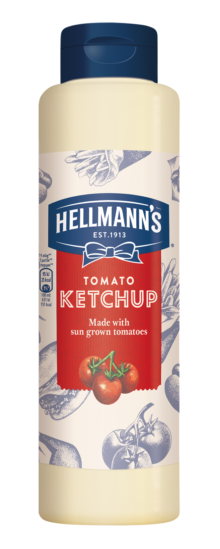 Hellmann's Ketchup 856 ml - Pokažite kvalitetu svojim gostima
