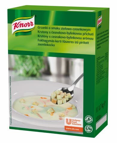 Knorr Prepečene kockice kruha s češnjakom 700 g