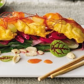 Prženi fileti smuđa  na povrću Pak Choi Prženi fileti smuđa  na povrću Pak Choi