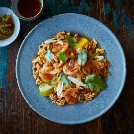 Pečena riža s ananasom