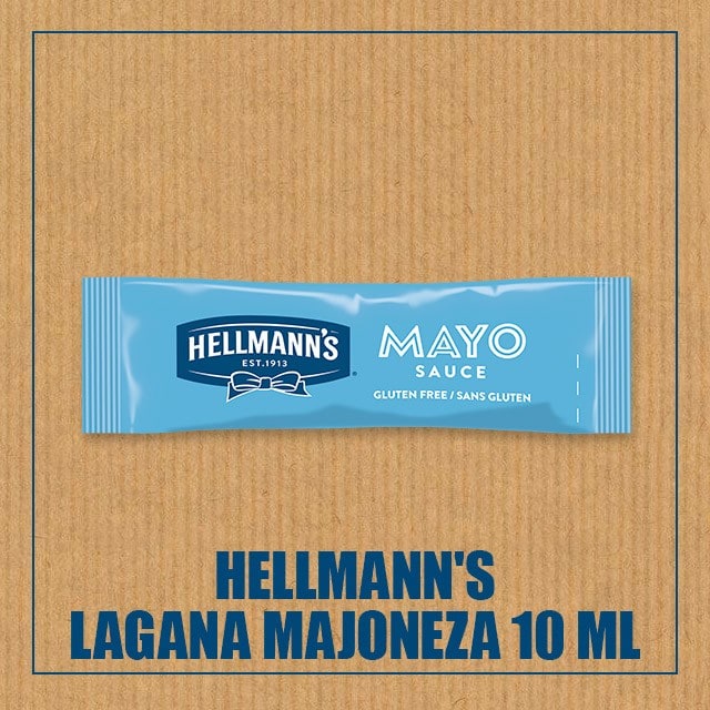 Naručite uzorak Hellmann's lagane majoneze u porcijskom pakiranju! Naručite uzorak Hellmann's lagane majoneze u porcijskom pakiranju!