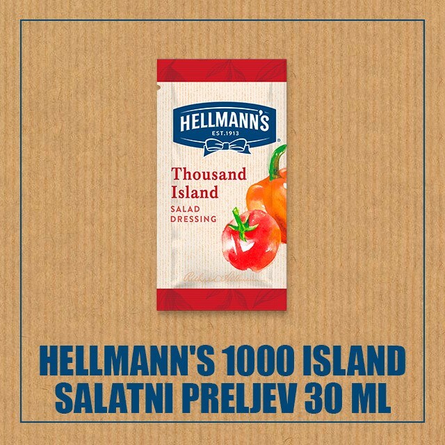 Naručite uzorak Hellmann's salatnog preljeva 1000 islands! Naručite uzorak Hellmann's salatnog preljeva 1000 islands!