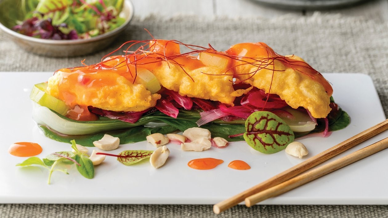 Prženi fileti smuđa  na povrću Pak Choi – - Recept